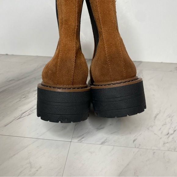 Sam Edelman Laguna Brown Suede Chelsea Boot 5 1/2 M - Picture 4 of 16